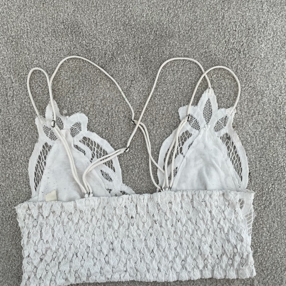 Free people one adella white lace bralette - Picture 2 of 4